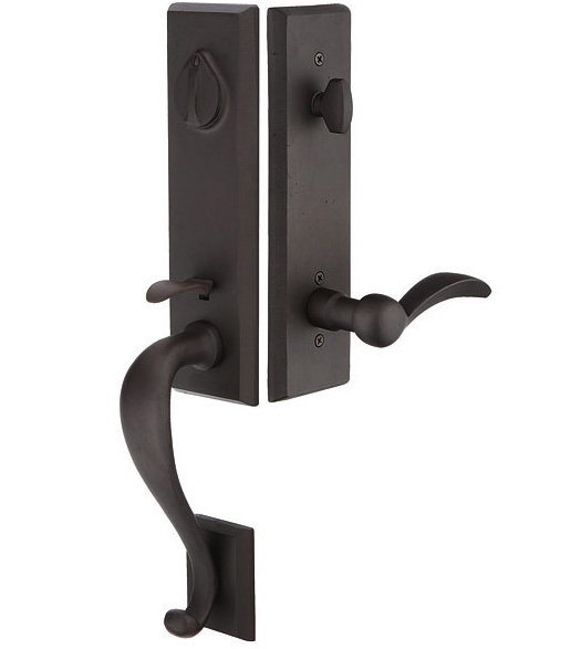 3/4 Escutcheon Rectangular Handleset