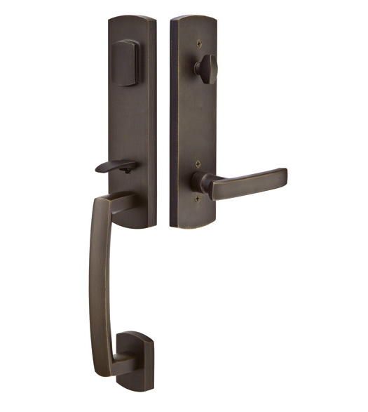 Logan Sandcast Bronze Handleset