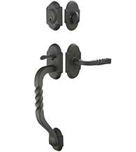 Two Piece San Carlos Wrought Steel Handleset, Emtek 461222