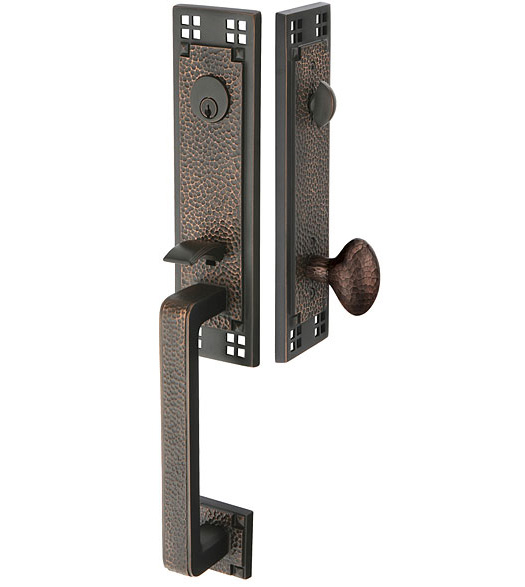 Arts and Crafts Entry Door Handleset