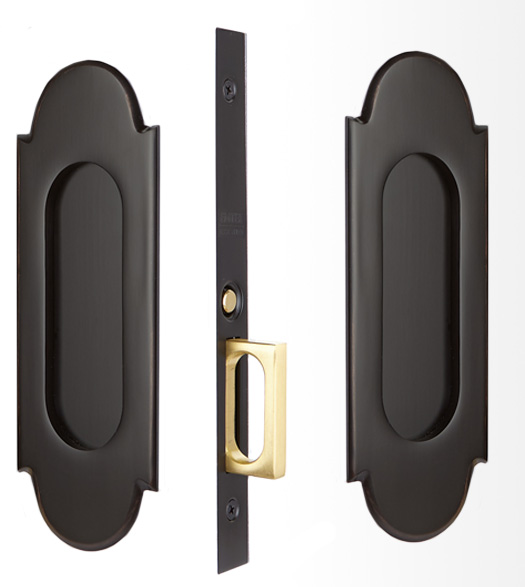 #8 Passage Pocket Door Mortise Lock