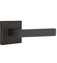 Dumont Lever with Square Rose, Emtek 5050DT