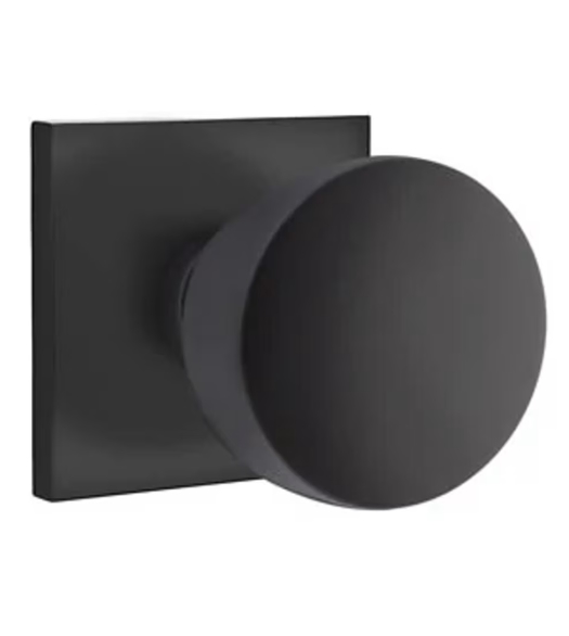 Half Round Laurent Knob with Square Rose