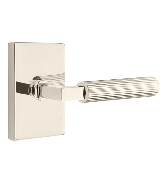 L-Squared Reeded Lever with Rectangular Rose