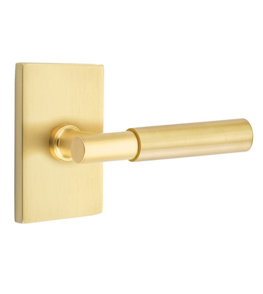 Modern Myles Leverset with Rectangle Rose
