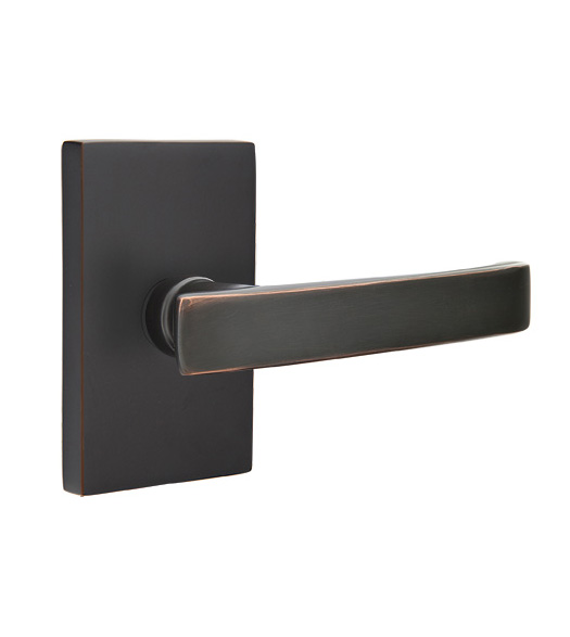 Geneva Lever with Modern Rectangular Rosette