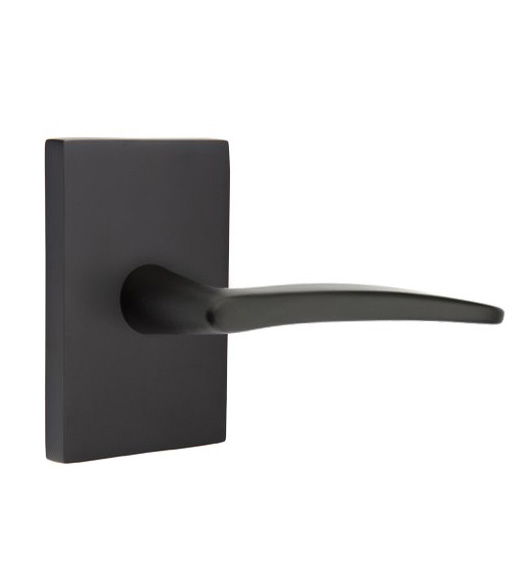 Poseidon Lever with Modern Rectangular Rose