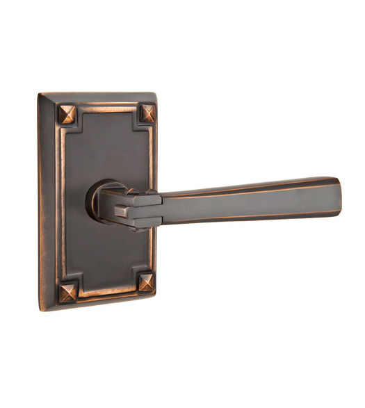 Arts & Crafts Lever with Arts & Crafts Rose