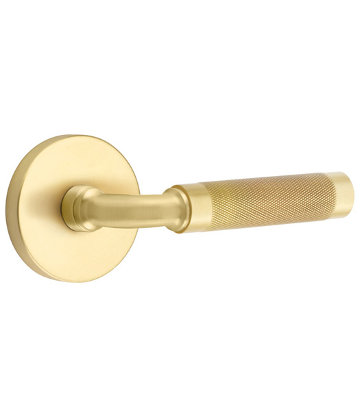 R-Bar Knurled Lever with Disk Rose