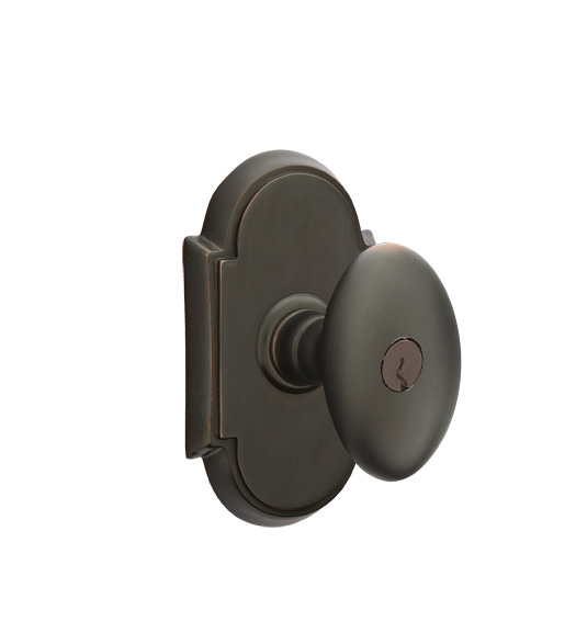 Keyed Egg Knob with #8 Rosette