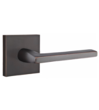 Helios Lever with Modern Square Rose, Emtek 5050HLO