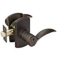 Durango Lever with Sandcast Bronze #4 Rose, Emtek 5114D
