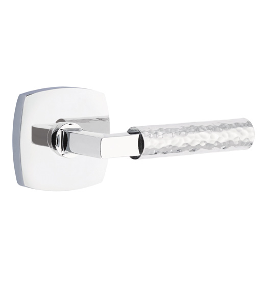 L-Squared Hammered Lever with Urban Rose