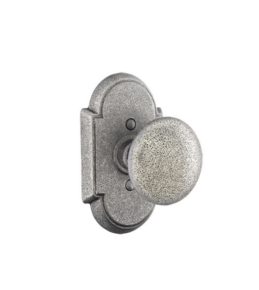 Half-Round Jamestown Knob with Arched Rose