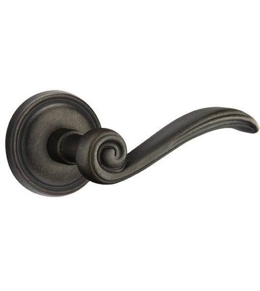 Cast Bronze Medici Lever with #12 Rose