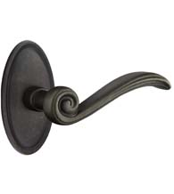 Medici Lever with Oval Rose, Emtek 70514MDI