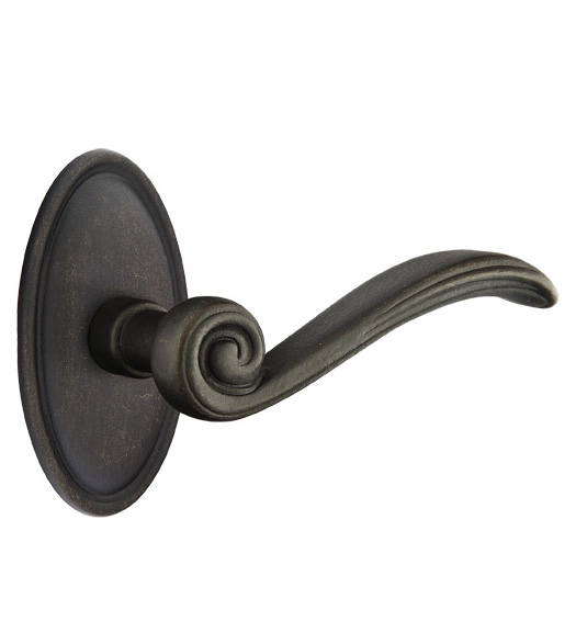 Cast Bronze Medici Lever with #14 Rose