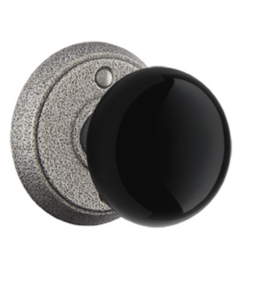 Madison Black Knob with #2 Rose