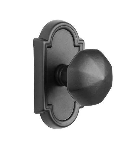Cast Bronze Octagon Knob with #11 Rose