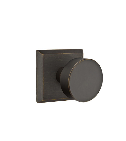 Sandcast Bronze Round Knob with #6