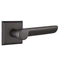 Aurora Lever with Square Rose, Emtek 7061AR