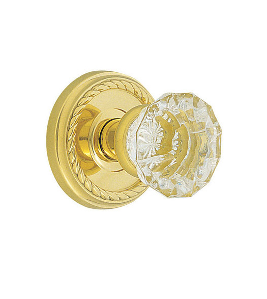 Astoria Knob with Rope Rose