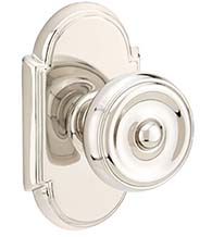 Waverly Knob with Arched Rosette, Emtek 8058W