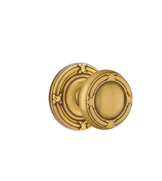 Ribbon and Reed Knob with Matching Rosette