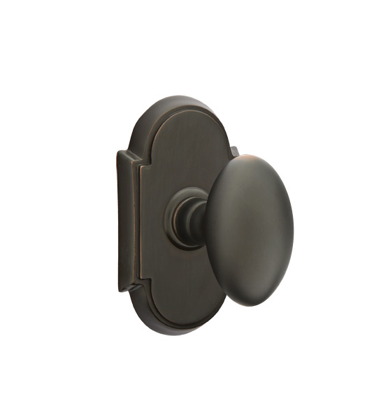 Egg Door Knob with #8 Rose