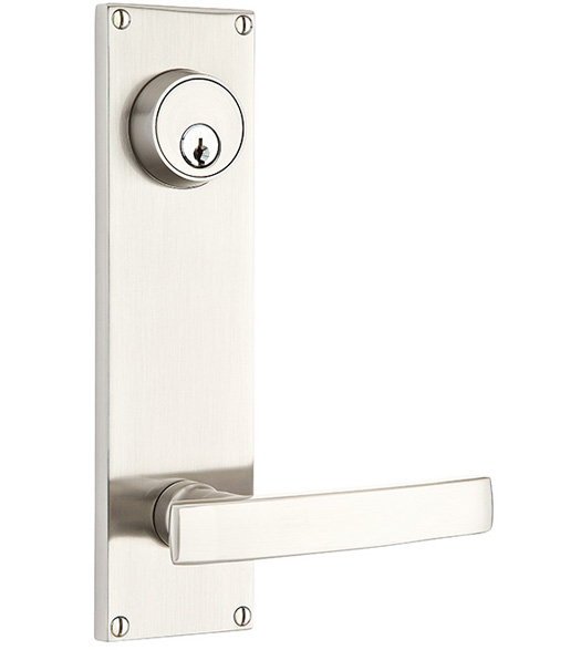 Large Modern Sideplate Lockset