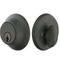 Wrought Steel Single Cylinder Deadbolt, Emtek 8452