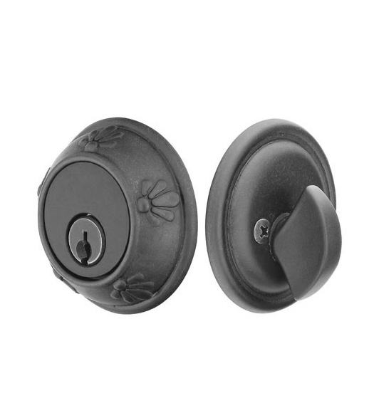 Bronze Tuscany Single Cylinder Deadbolt