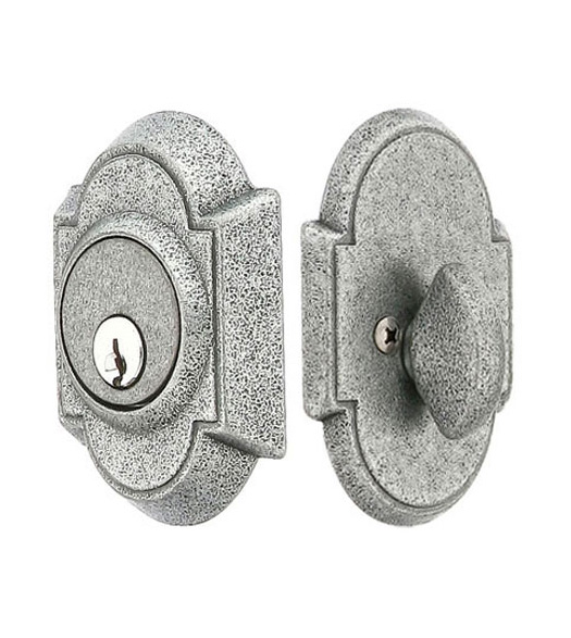 Arched Wrought Steel Single Cylinder Deadbolt