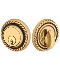 Rope Single Cylinder Deadbolt, Emtek 8464