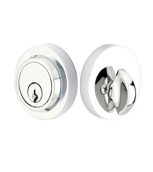 Emtek Modern Single Cylinder Round Deadbolt