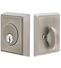 Single Cylinder Rectangular Deadbolt, Emtek 8468