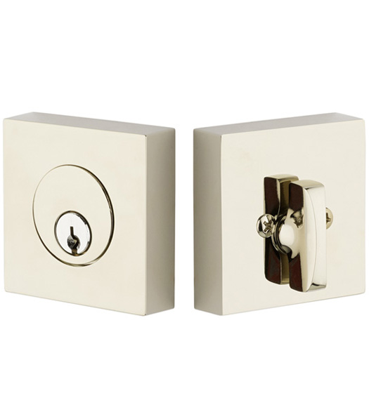 Emtek Modern Single Cylinder Square Deadbolt