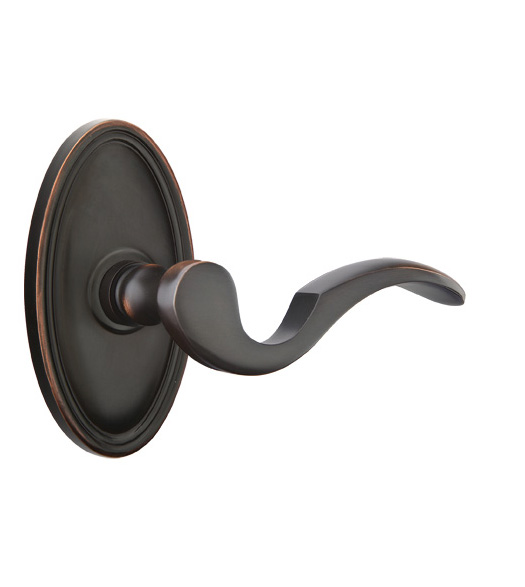 Cortina Door Lever with Oval Rose