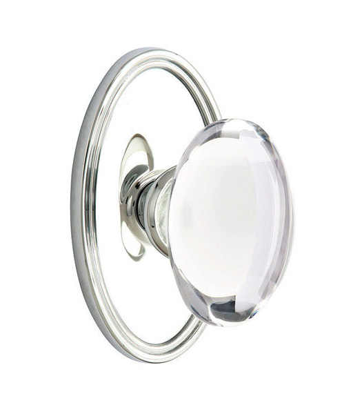 Traditional Egg Knob with Oval Rosette