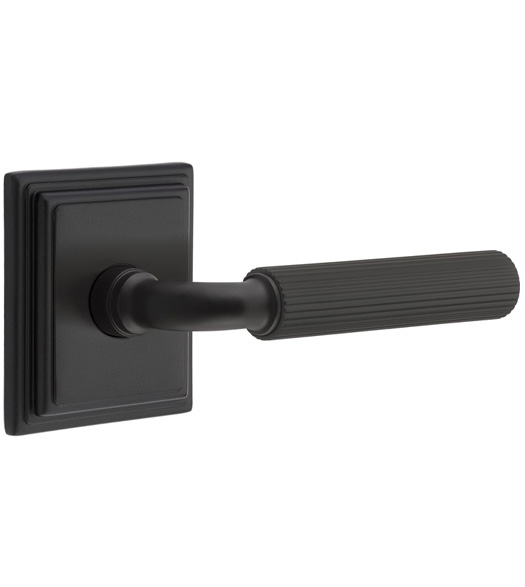 RA Straight Knurled Lever with Wilshire Rose