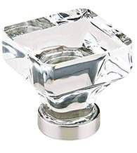 Lido Clear Crystal Cabinet Knob, Emtek 86403