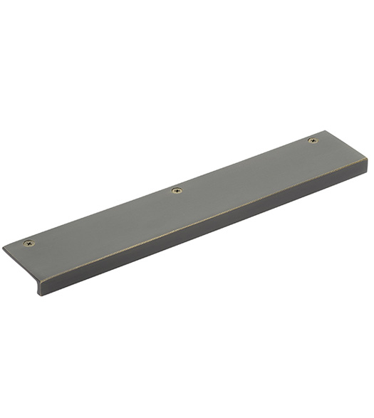 Sandcast Bronze Rustic Cabinet Edge Pull