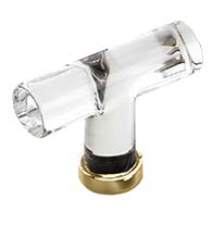 Crystal T-Knob Cabinet Pull, Emtek 86723