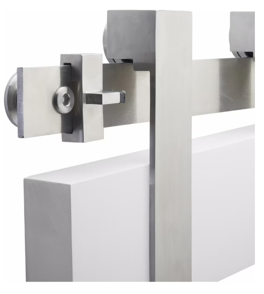 Stainless Steel Concealed Wheel Barn Door Kit