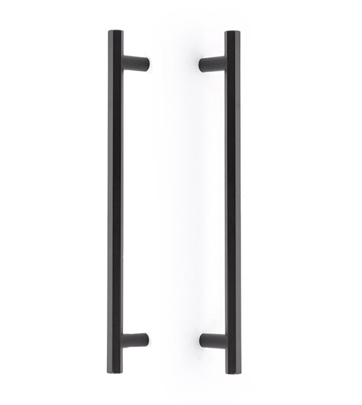 Urban Modern Mod Hex Door Pull Pair