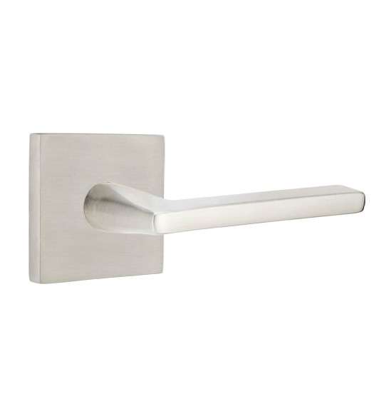 Modern Helios Lever with Square Rosette