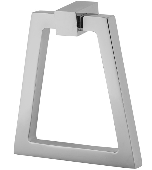 Large Triangle Solid Brass Ring Pull