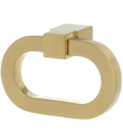 Oval 2-1/2 Inch Furniture Ring Pull