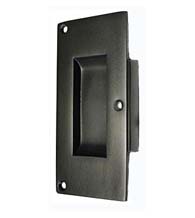 Contemporary Pocket Door Flush Pull, First Impressions DRB4004004BR