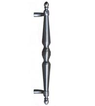 Offset 12 Inch Spanish Door Pull, First Impressions DLW7012SMTFBR